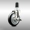 Service Caster 5 Inch 316SS Black Polyurethane Swivel 1-5/8 Inch Expanding Stem Caster Brake SCC-SS316EX20S514-PPUB-BLK-TLB-158 - alternate 4